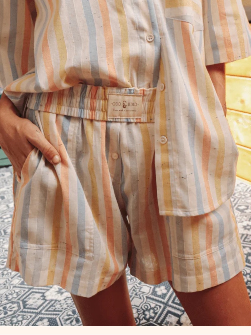 Oddbird Co. Neşe Shorts Cotton Stripe boxer shorts XL